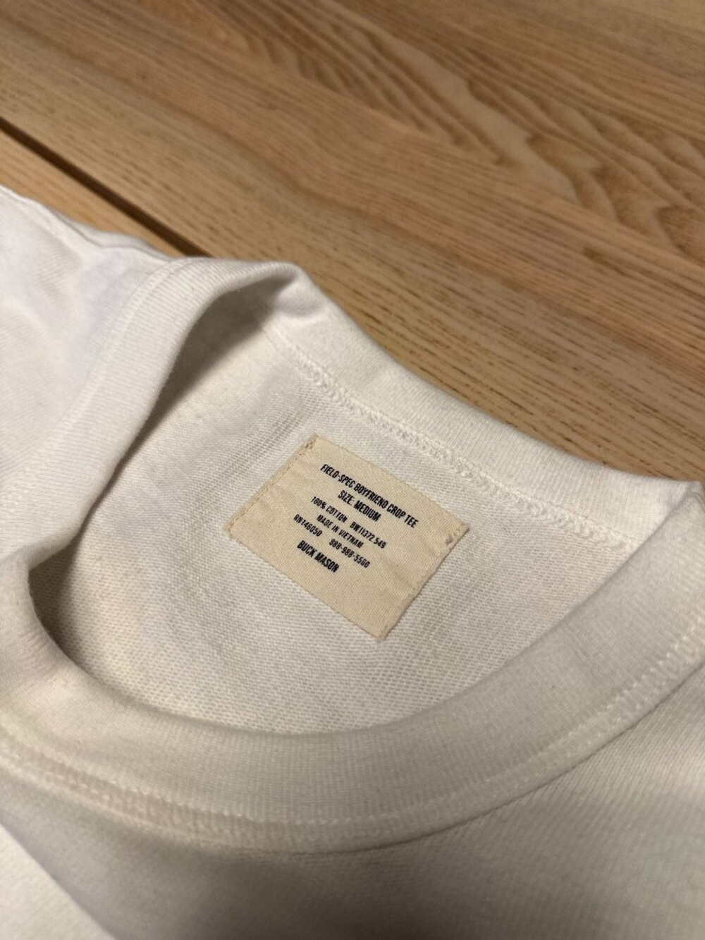 Field-Spec Boyfriend Crop Tee - Picture 2 of 4